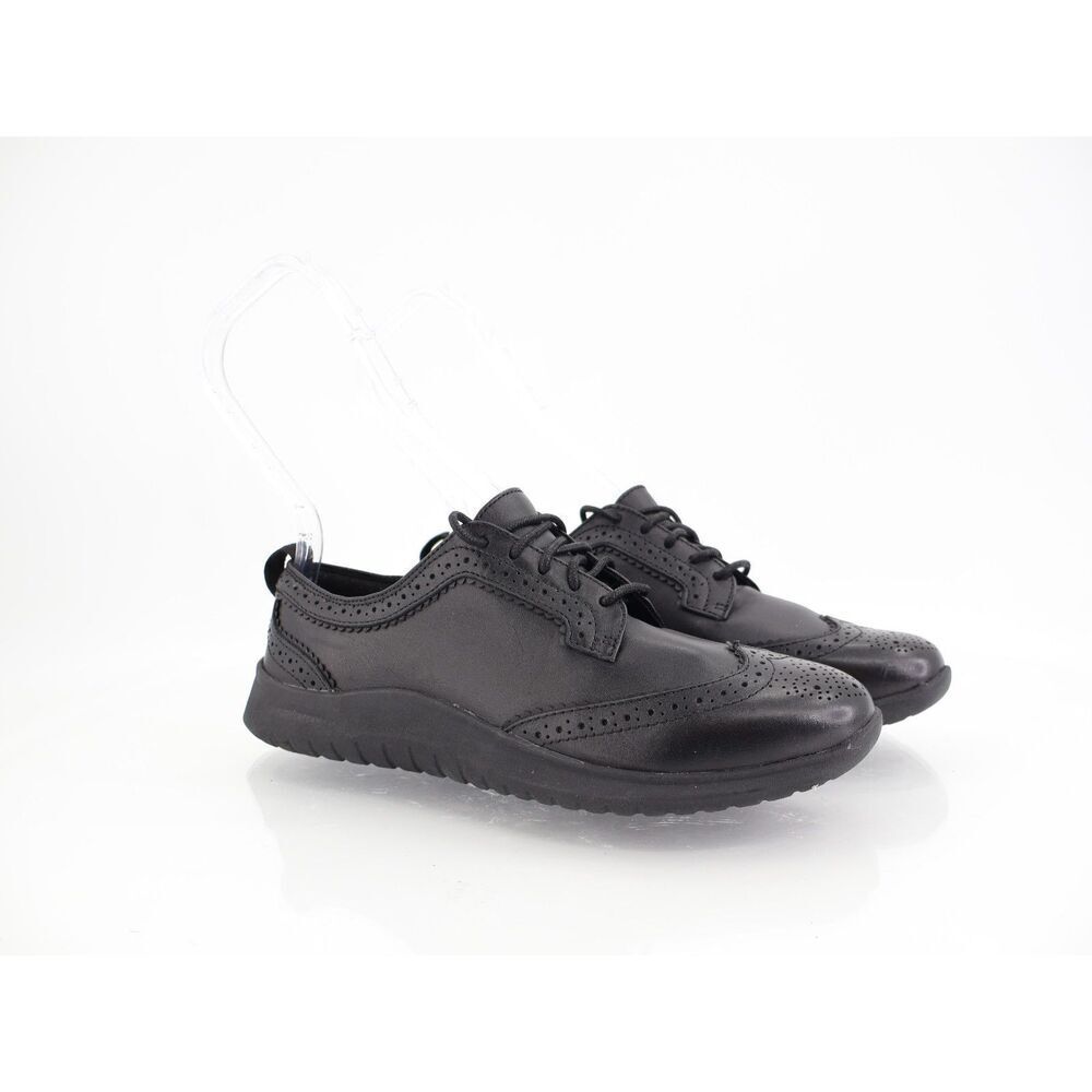 Cole Haan Womens Size 5 B Zerøgrand Meritt Brogue Shoes Black Lace Up